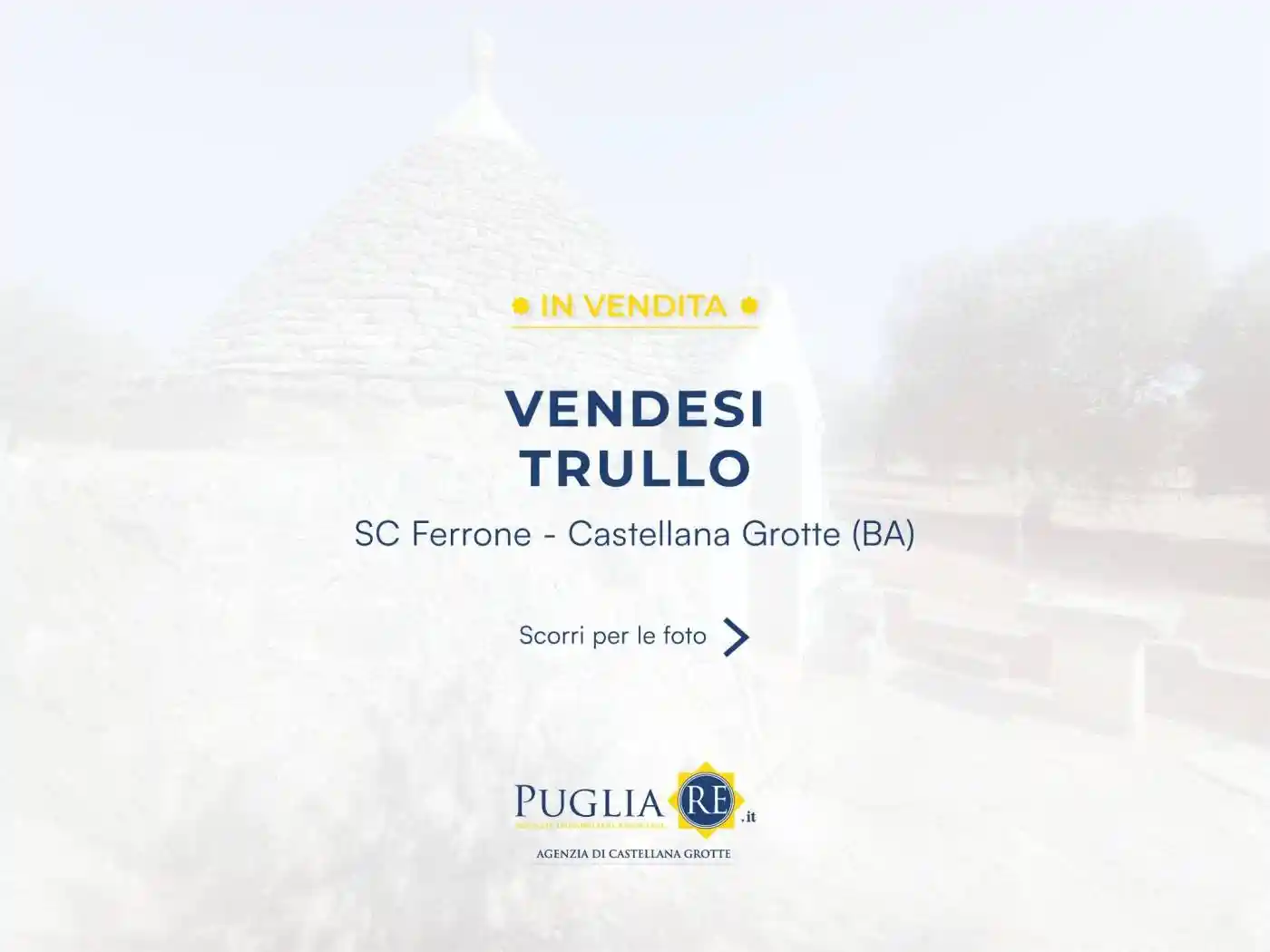 Rustico - Casale in vendita a Castellana Grotte