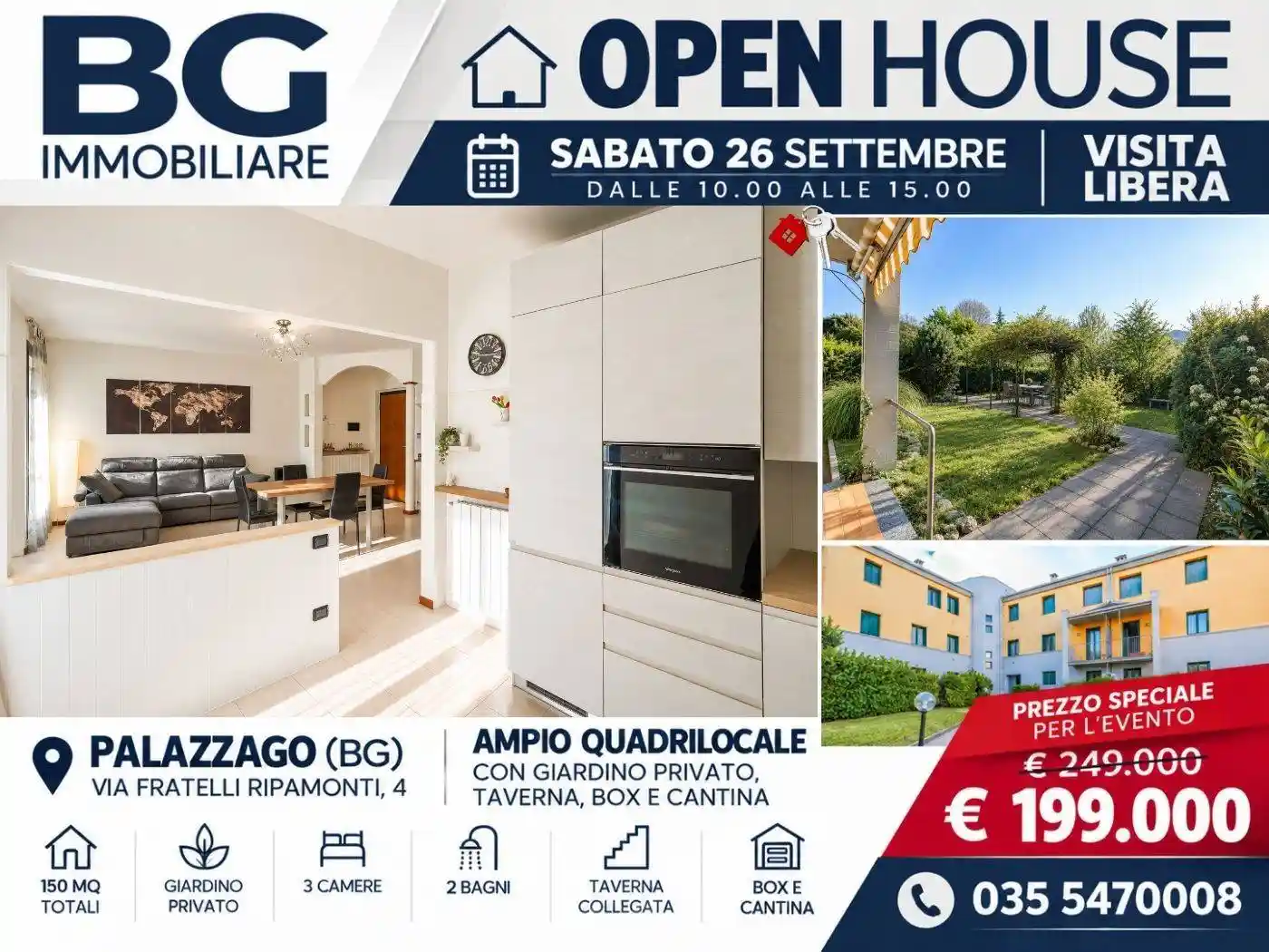 Appartamento in vendita a Palazzago