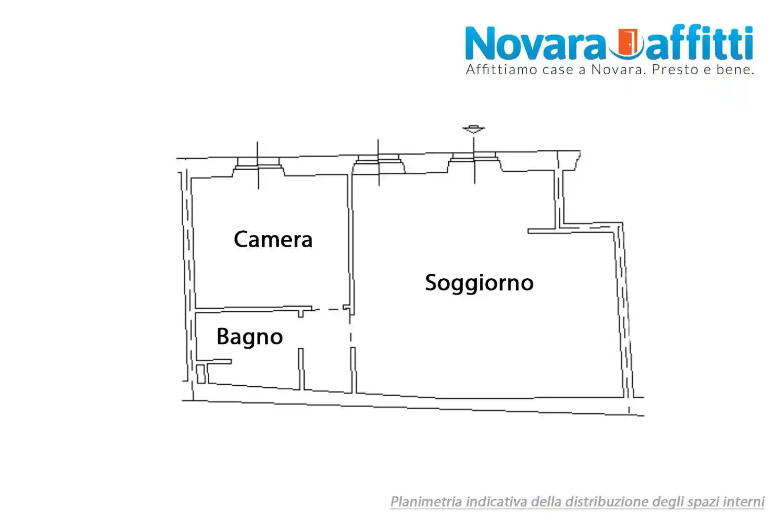 Appartamento in affitto a Novara