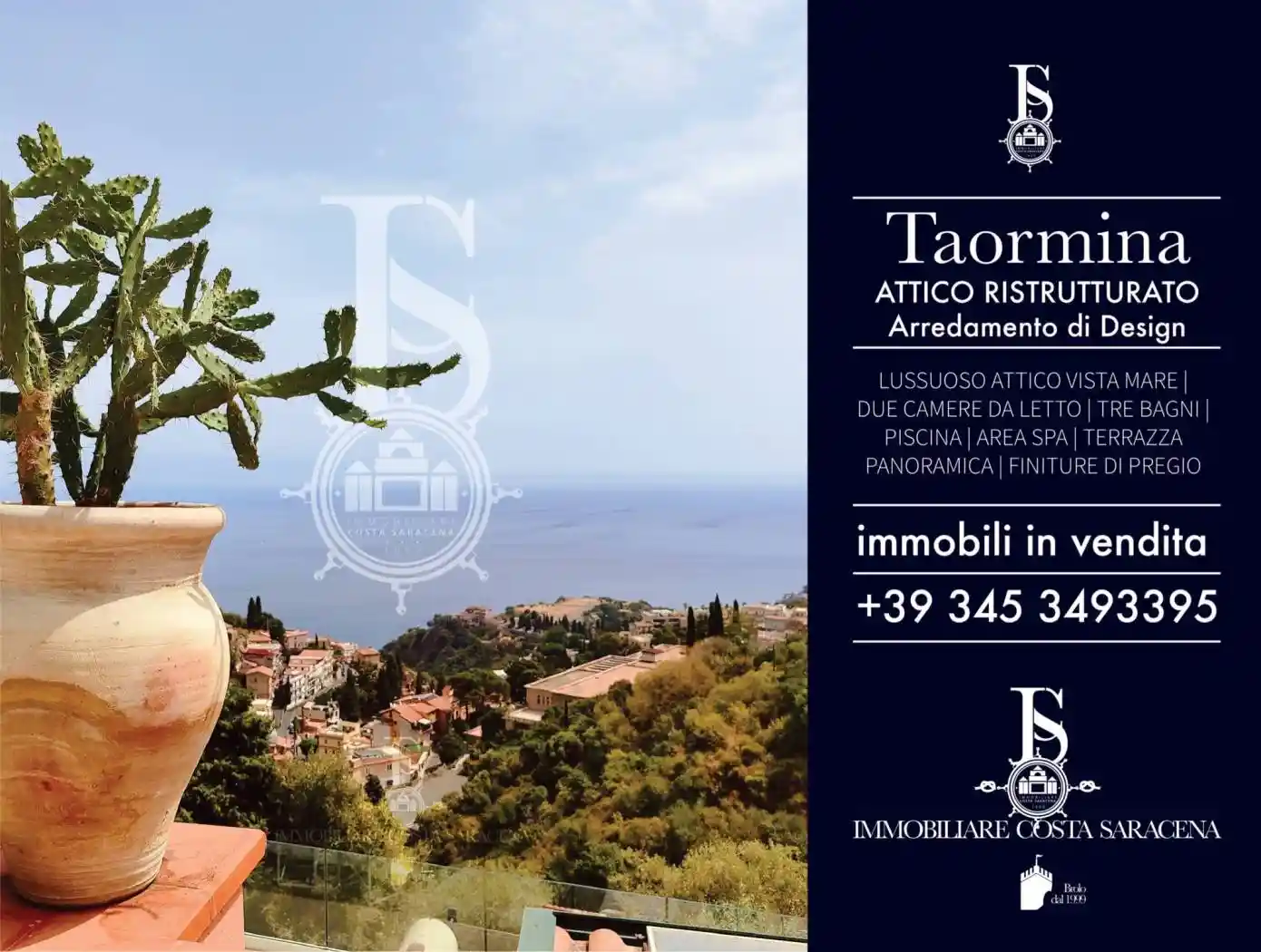 Appartamento in vendita a Taormina