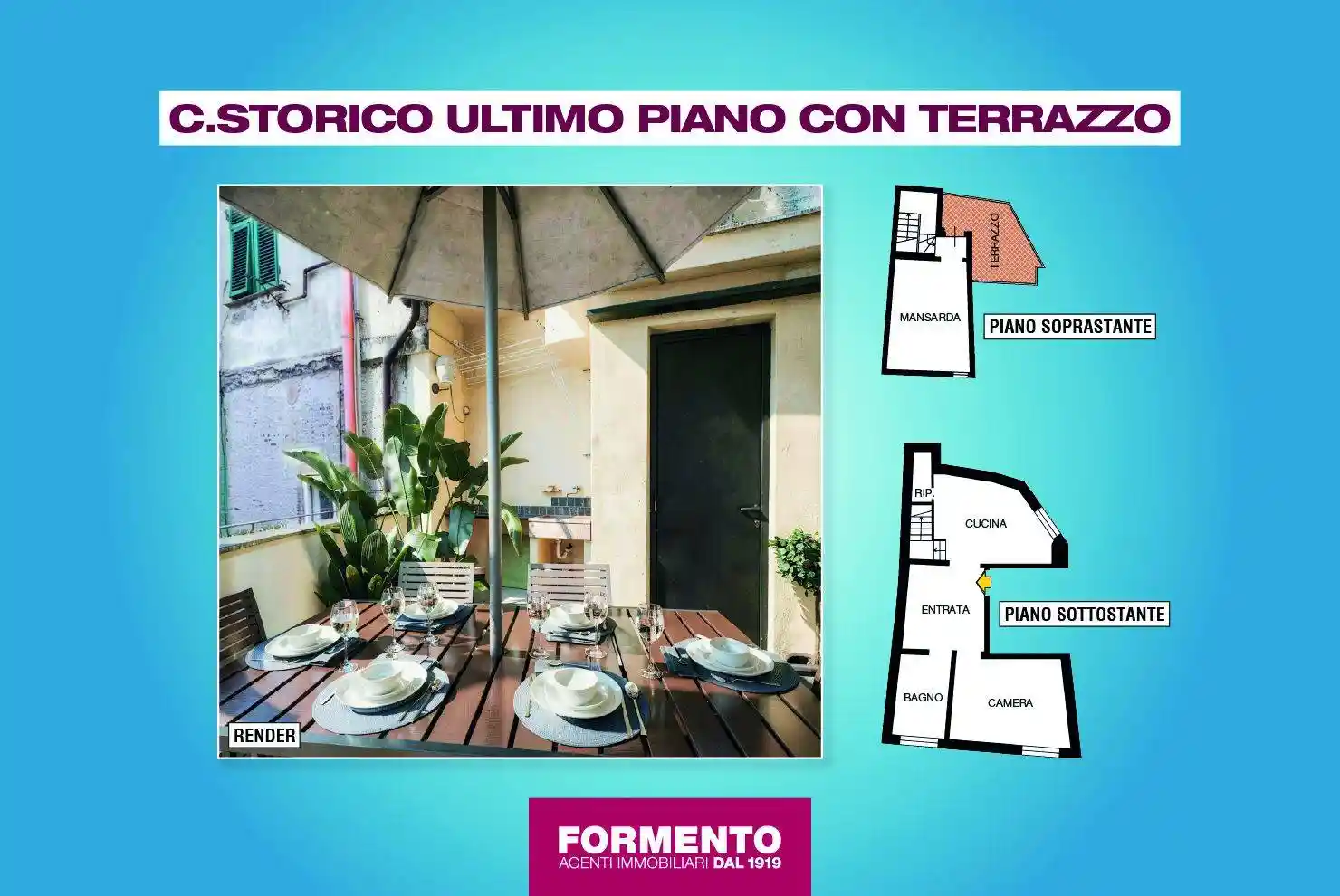 Attico - Mansarda in vendita a Genova