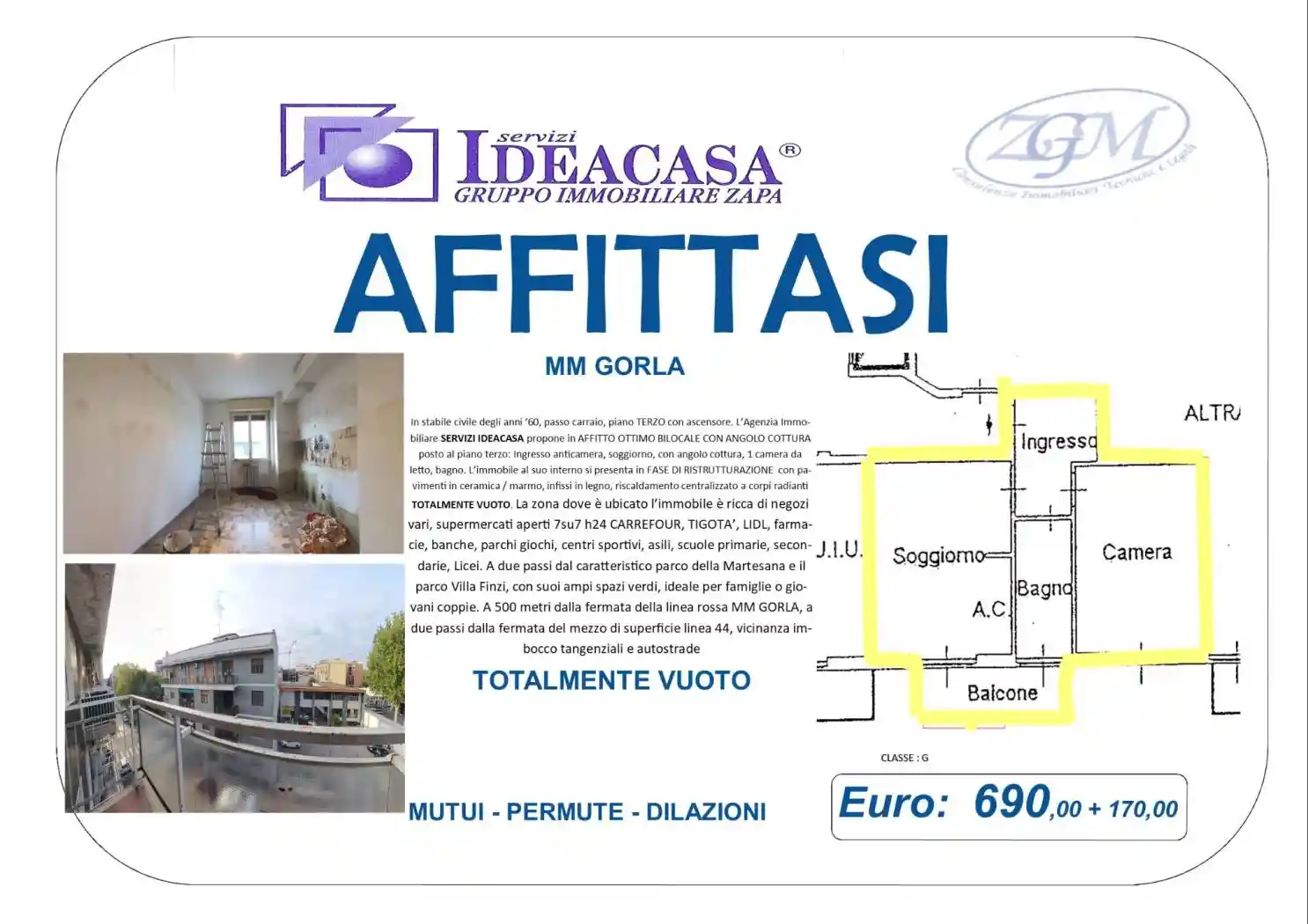 Appartamento in affitto a Milano