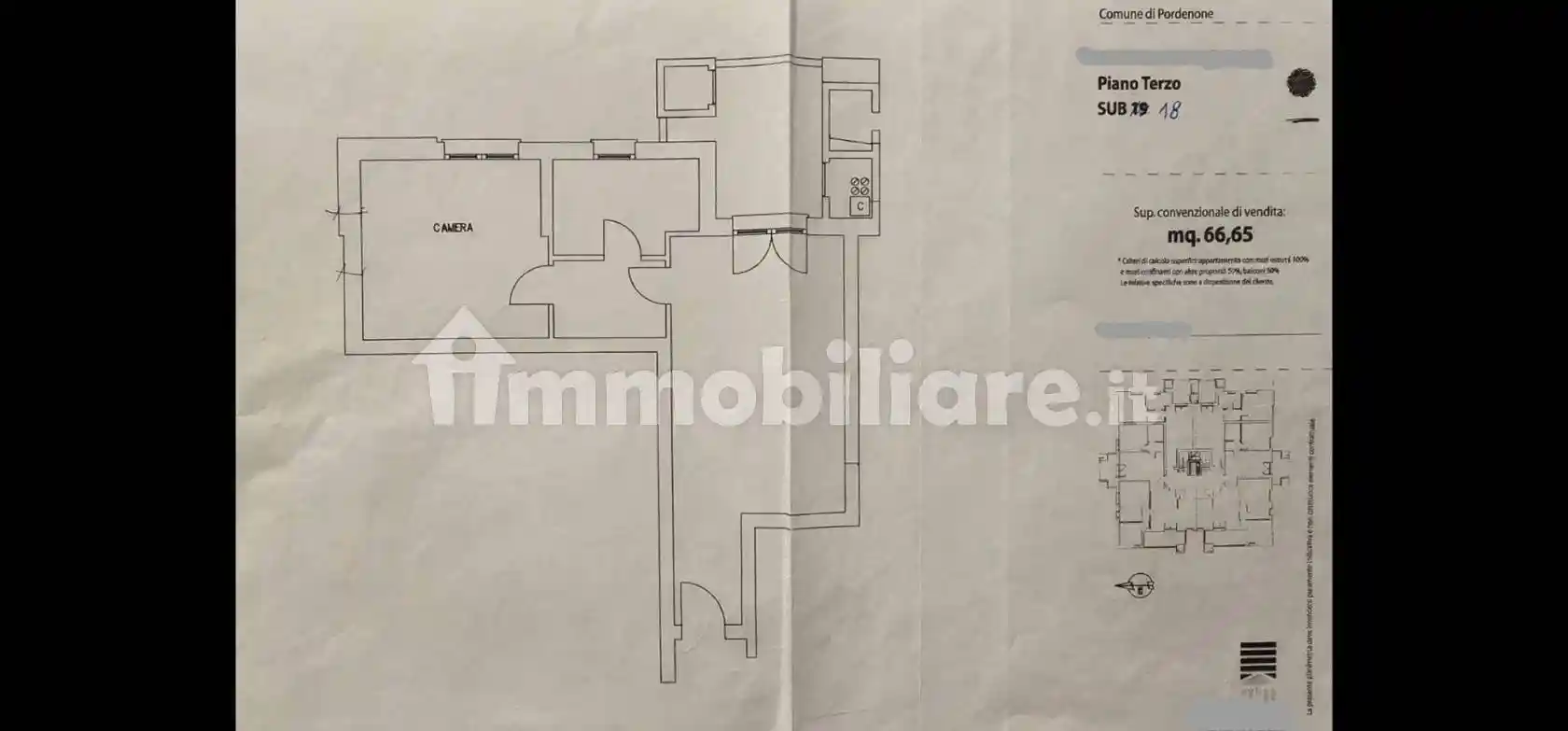 Appartamento in vendita a Pordenone