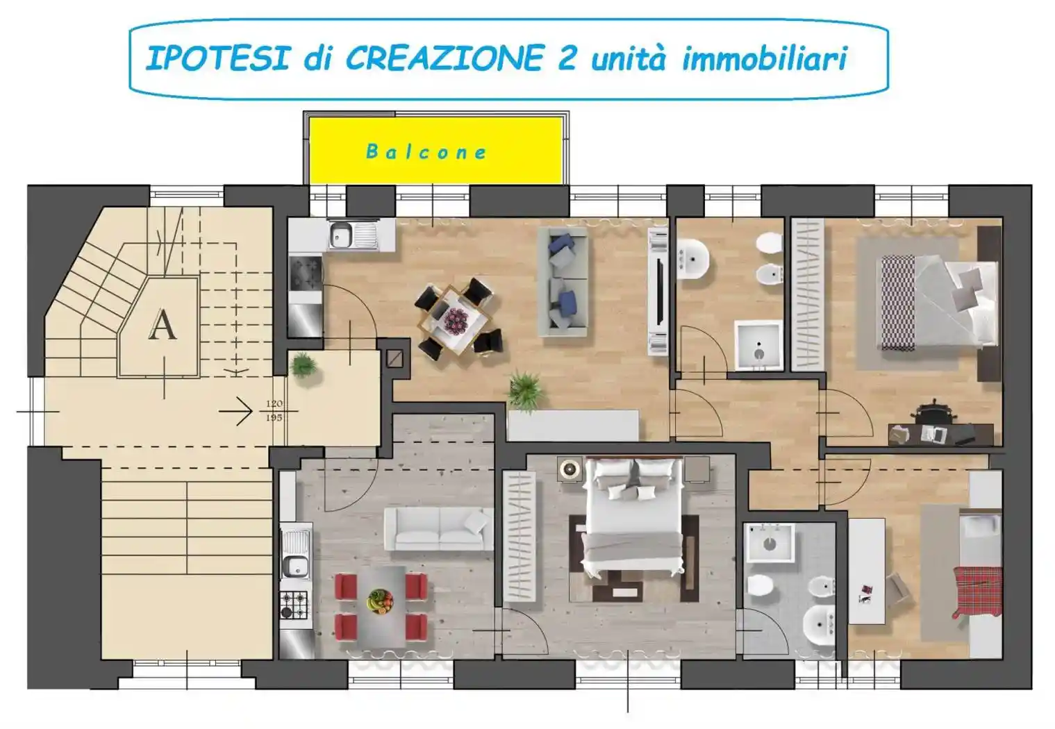 Appartamento in vendita a Grosseto