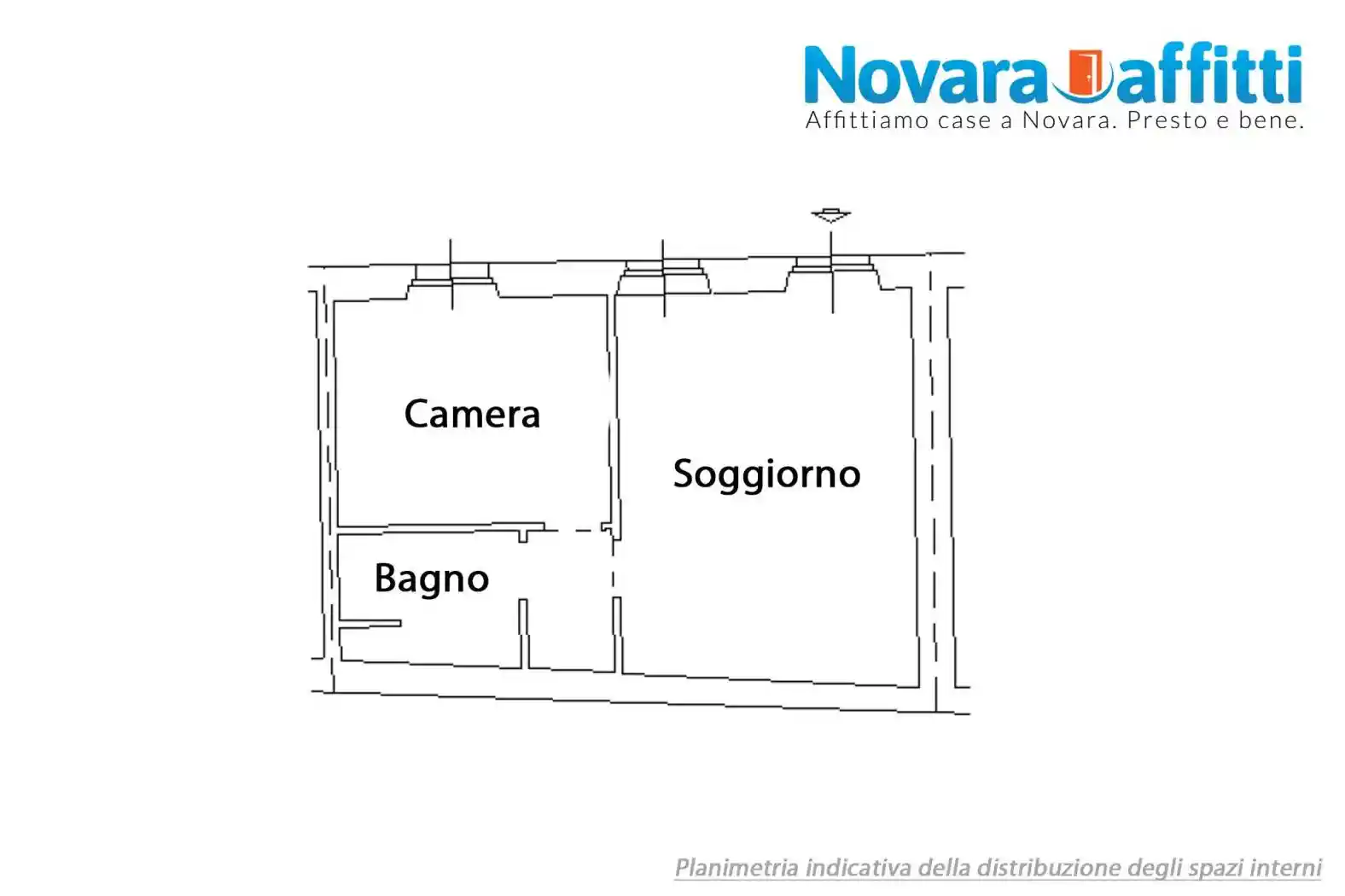 Appartamento in affitto a Novara