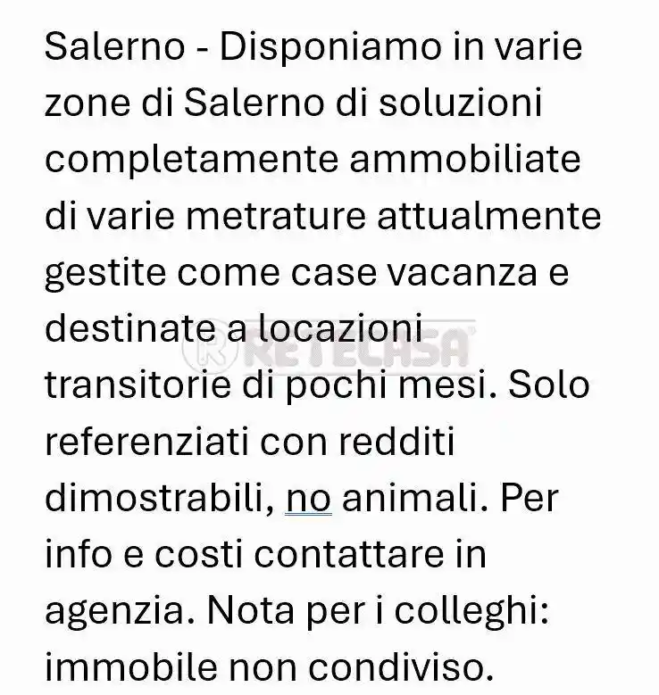 Appartamento in affitto a Salerno