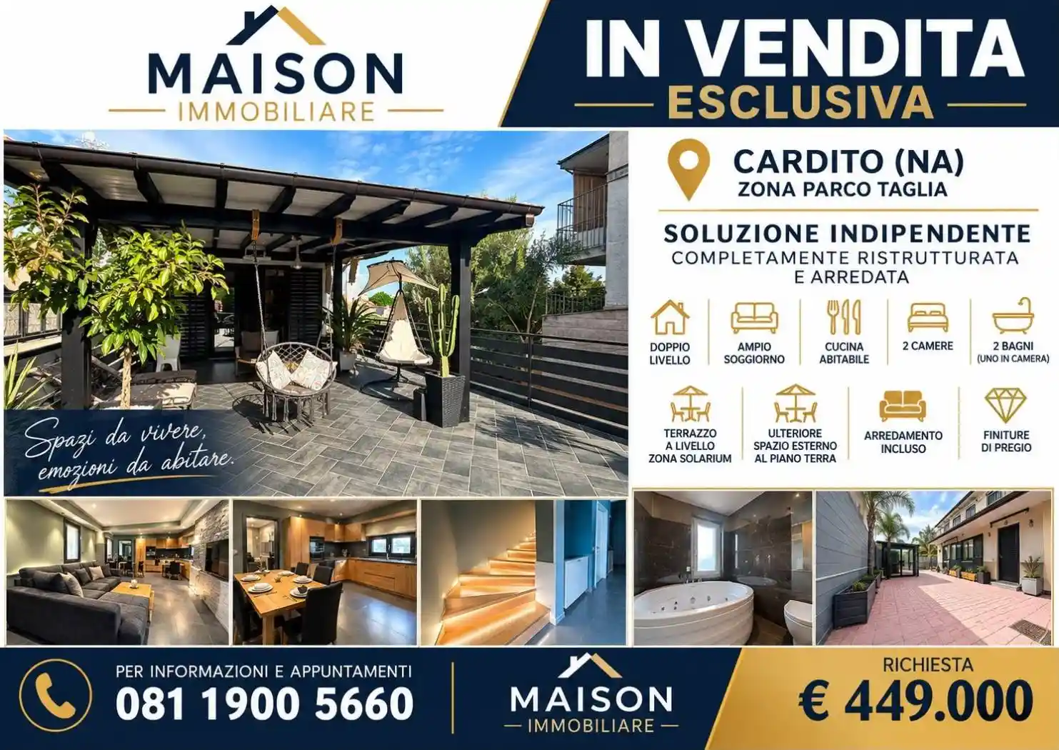 Villa in vendita a Cardito