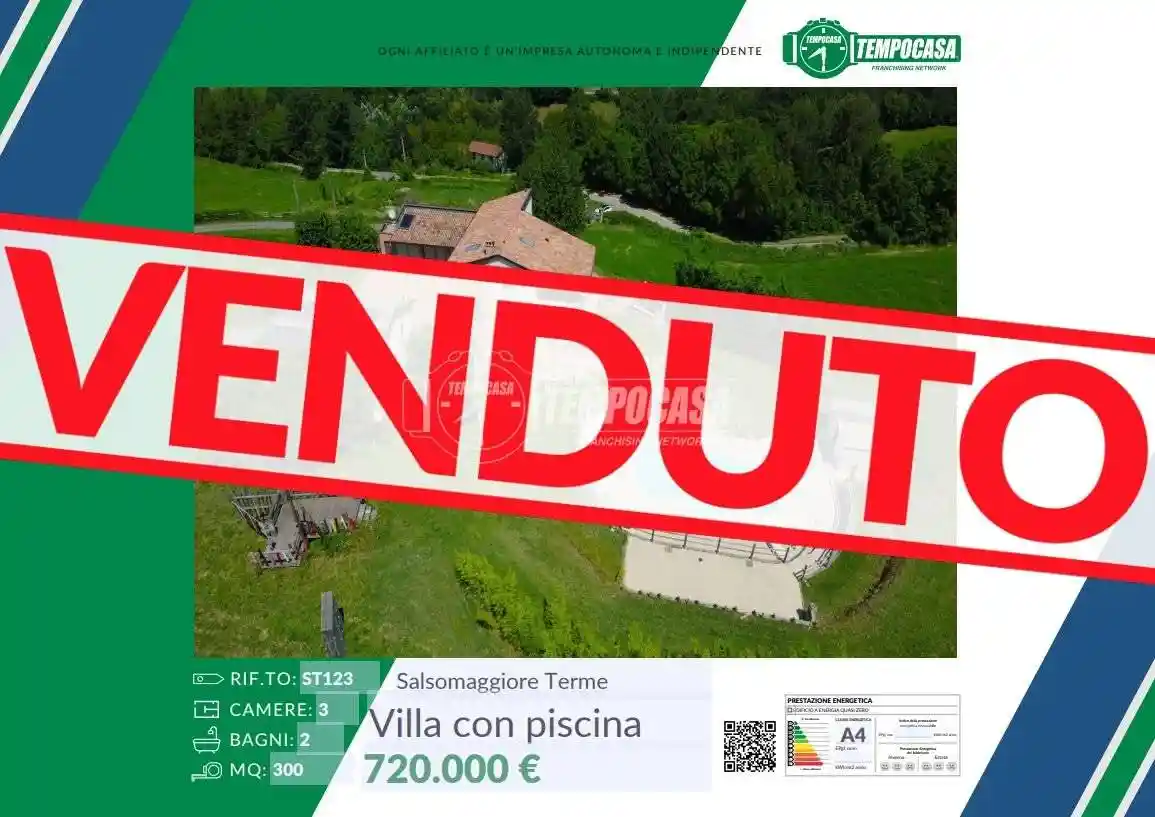 Villa in vendita a Salsomaggiore Terme