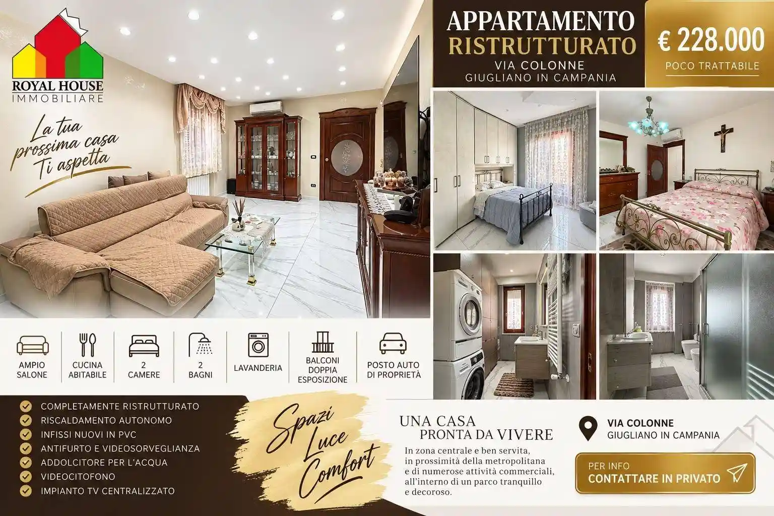 Appartamento in vendita a Giugliano in Campania