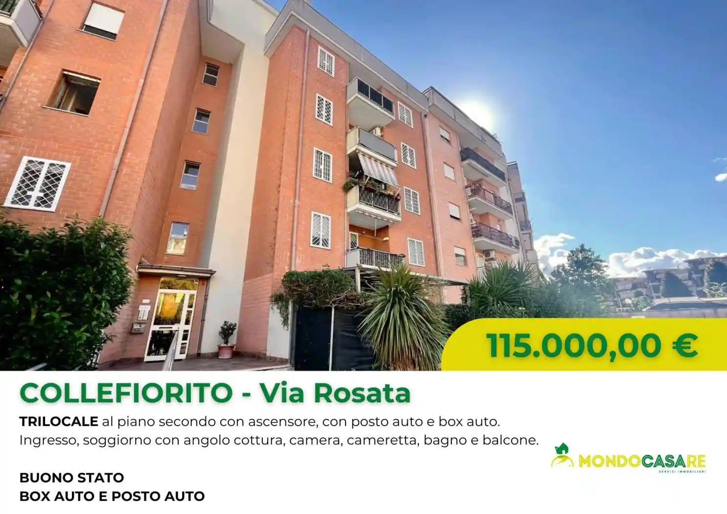 Appartamento in vendita a Guidonia Montecelio