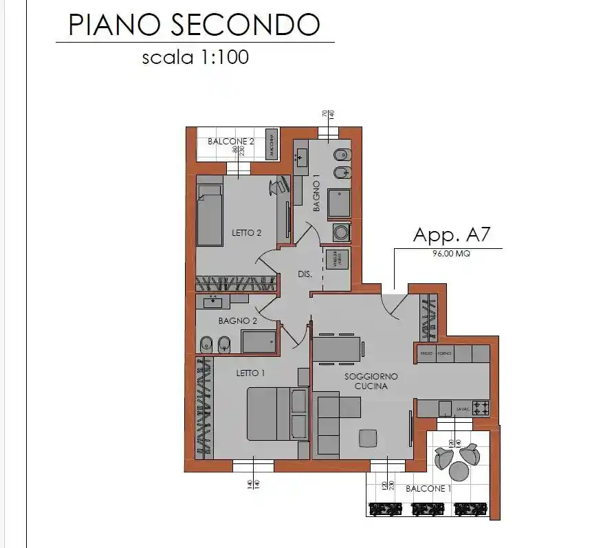 Appartamento in vendita a Piacenza