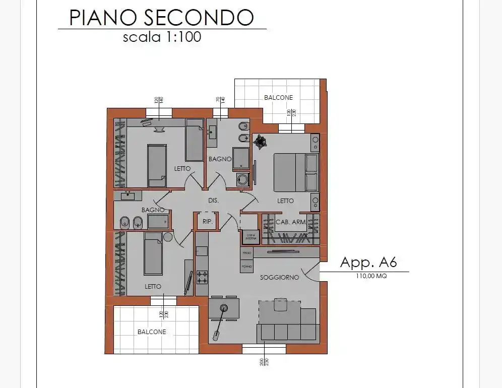Appartamento in vendita a Piacenza