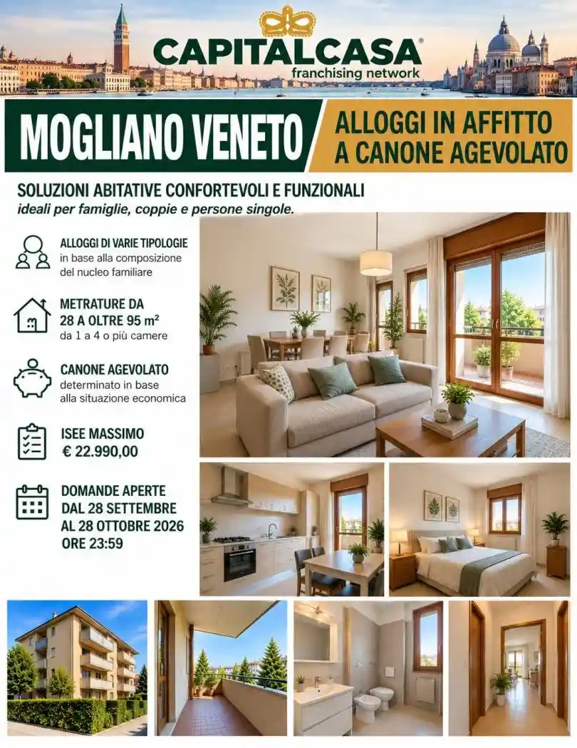 Appartamento in affitto a Mogliano Veneto