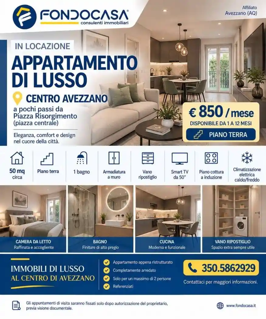 Appartamento in affitto a Avezzano