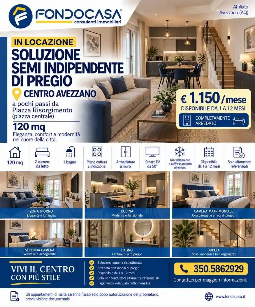 Appartamento in affitto a Avezzano