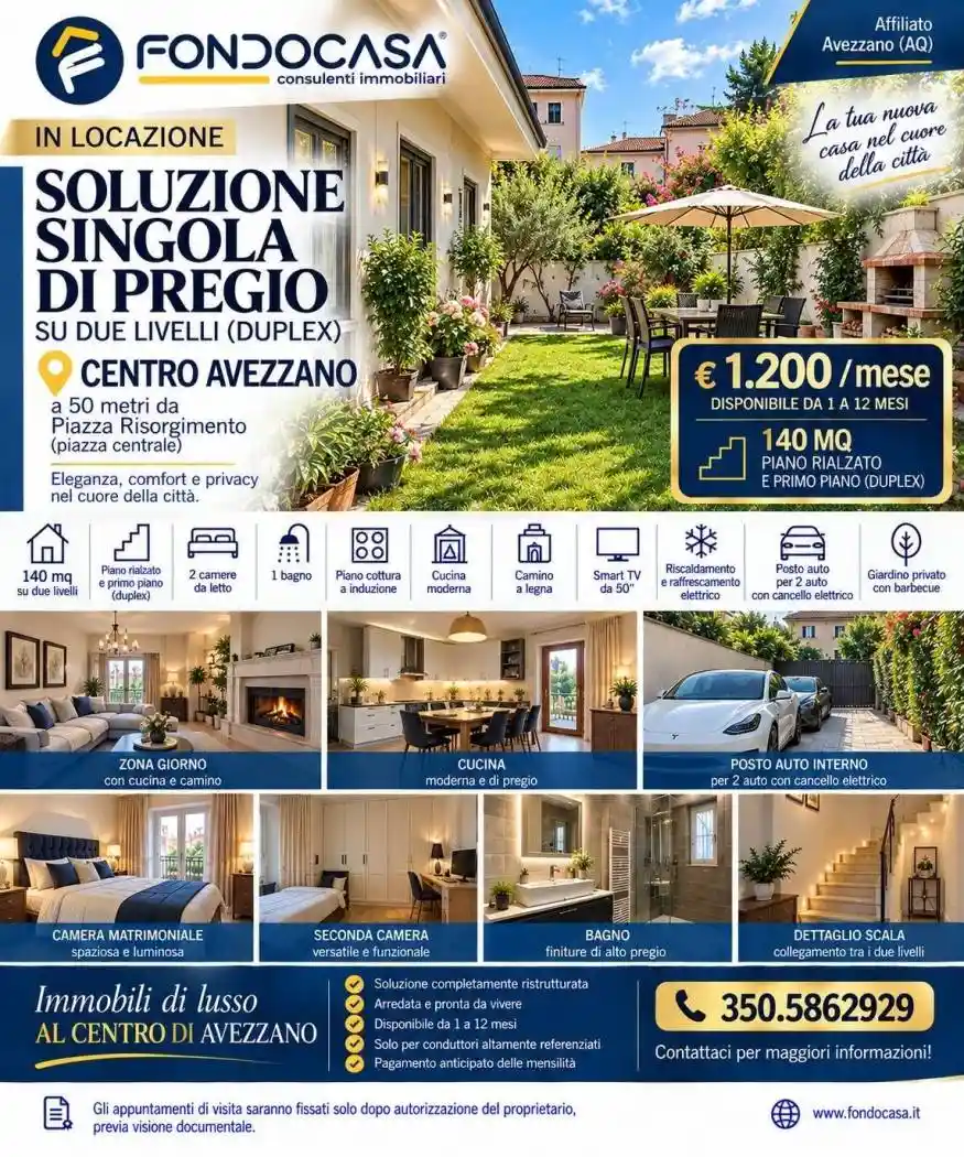 Appartamento in affitto a Avezzano