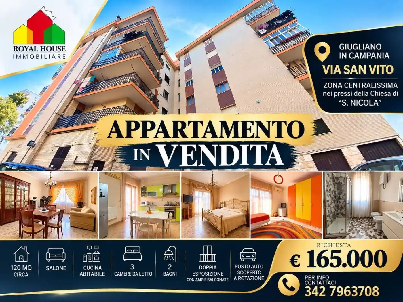 Appartamento in vendita a Giugliano in Campania