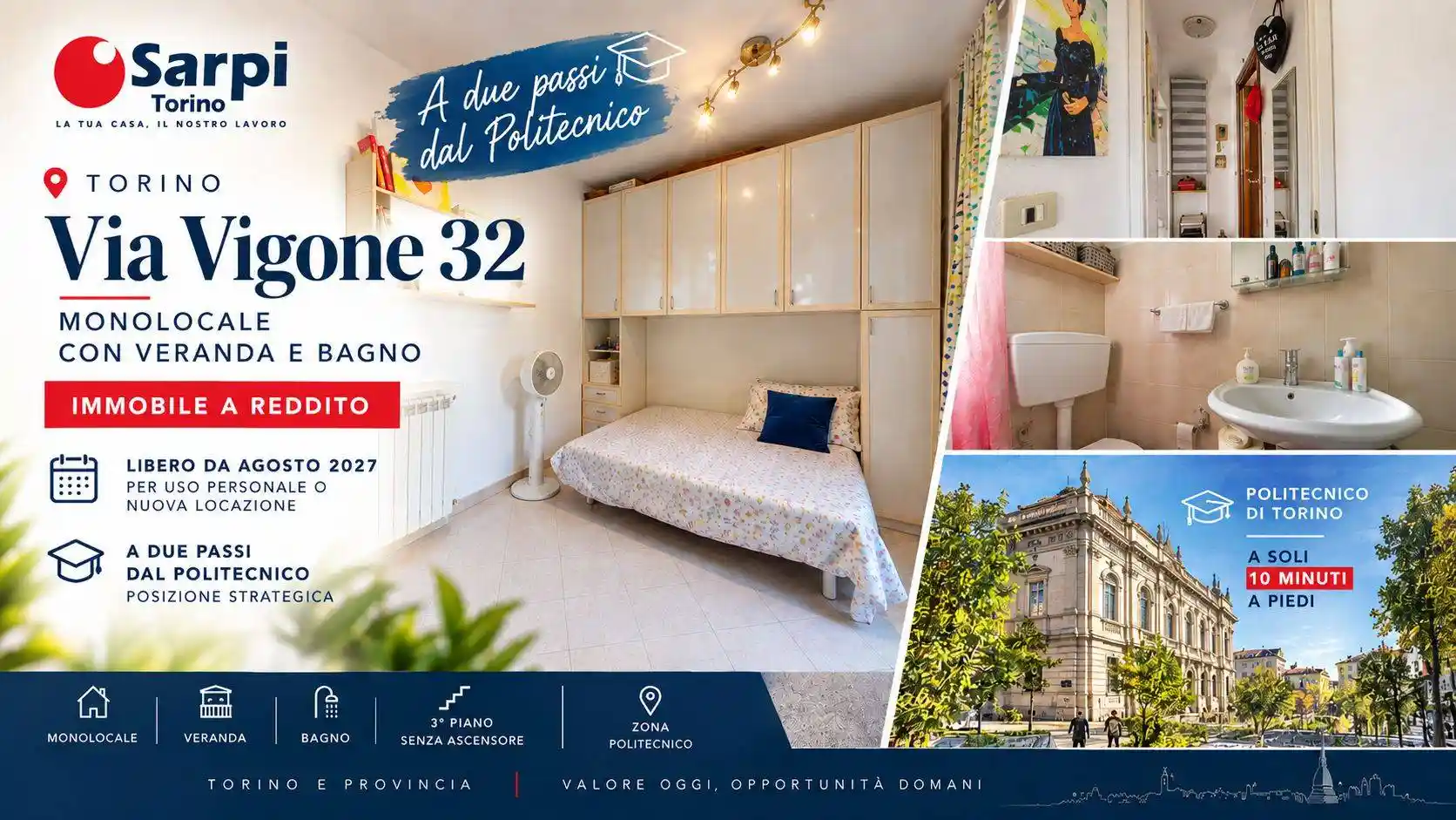 Appartamento in vendita a Torino