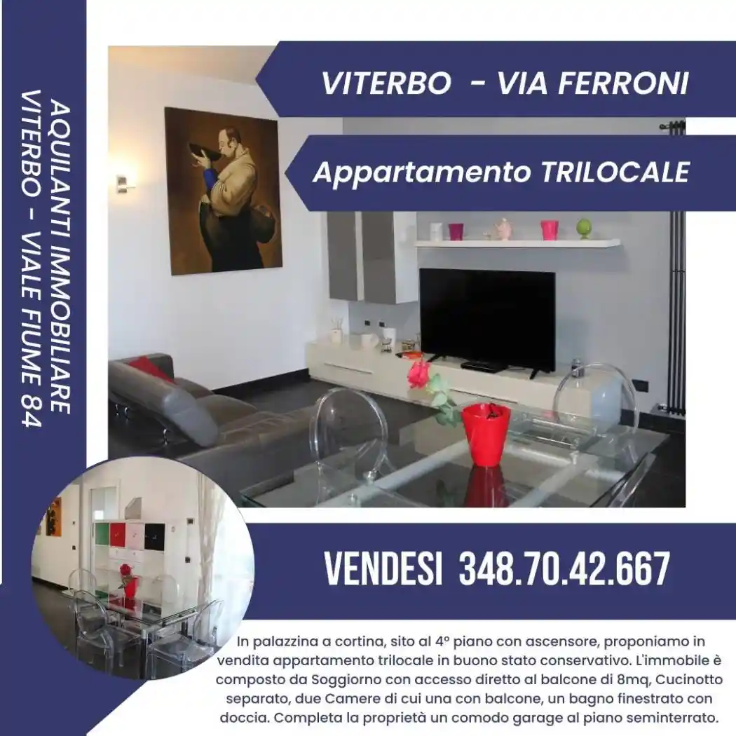 Appartamento in vendita a Viterbo