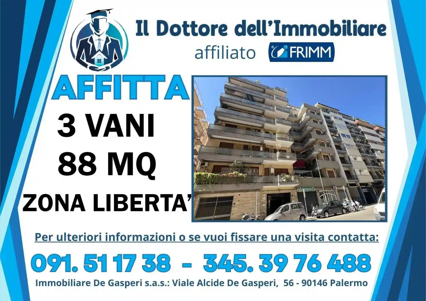 Appartamento in affitto a Palermo