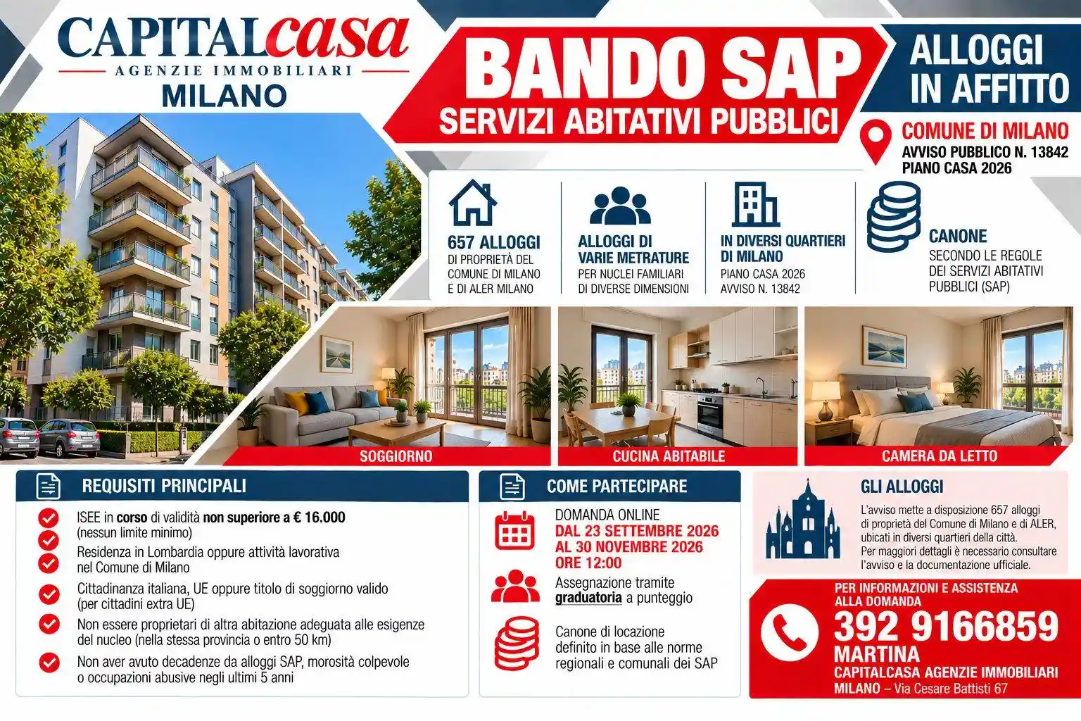 Appartamento in affitto a Milano