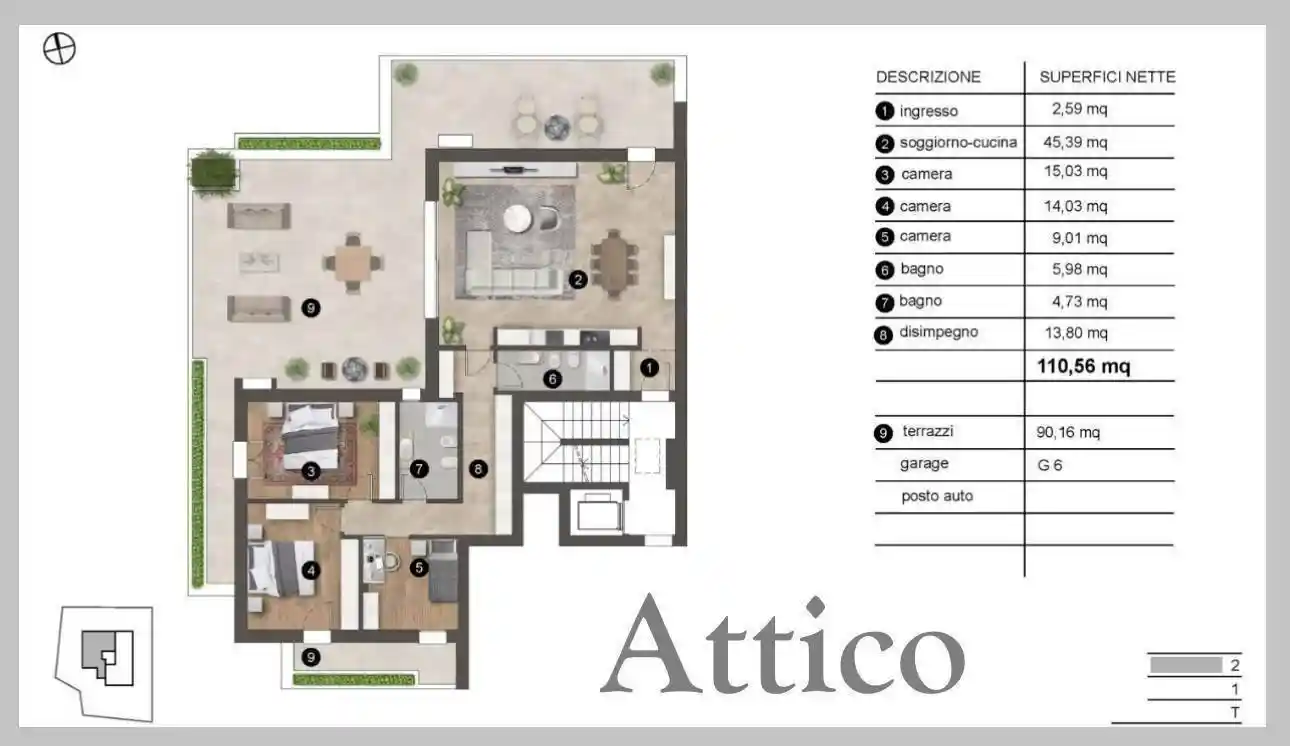 Appartamento in vendita a Albignasego