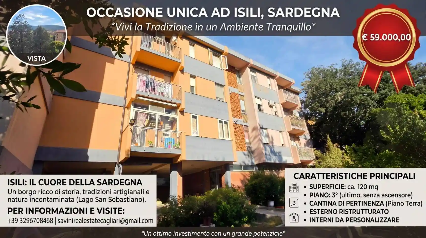 Appartamento in vendita a Isili
