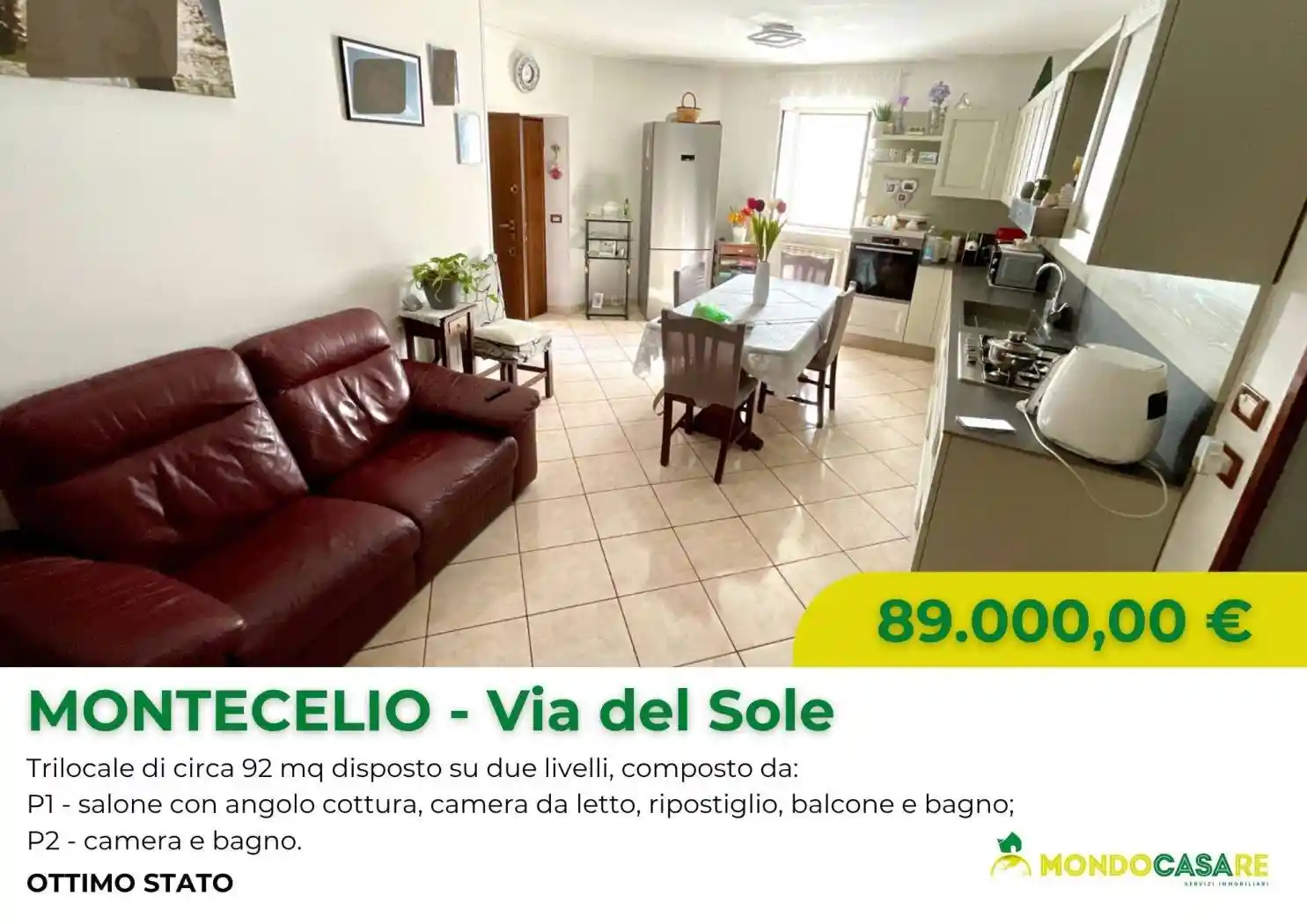 Appartamento in vendita a Guidonia Montecelio