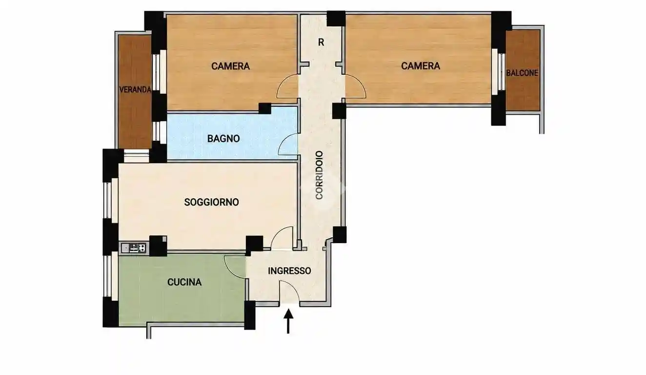 Appartamento in vendita a Roma