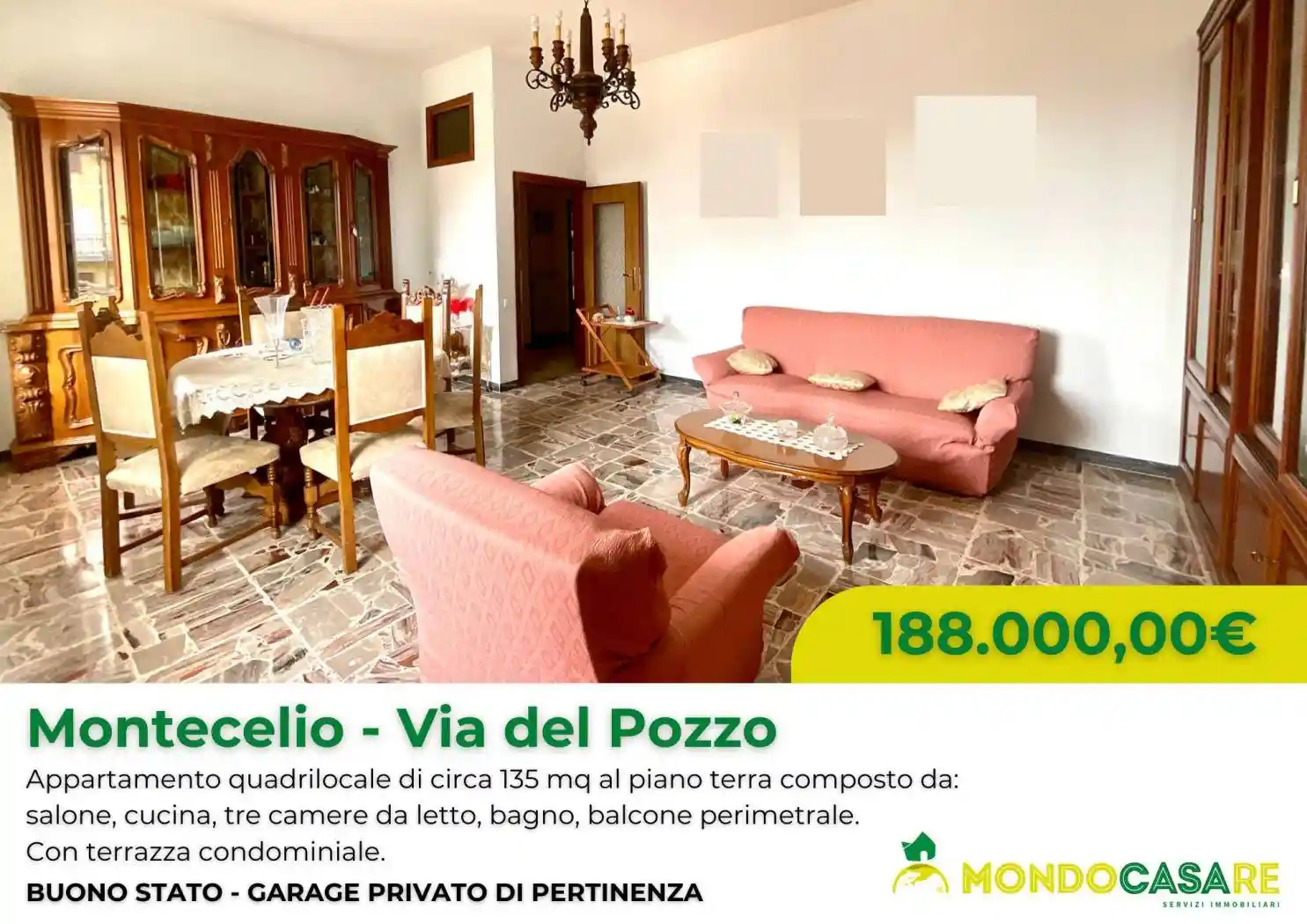 Appartamento in vendita a Guidonia Montecelio