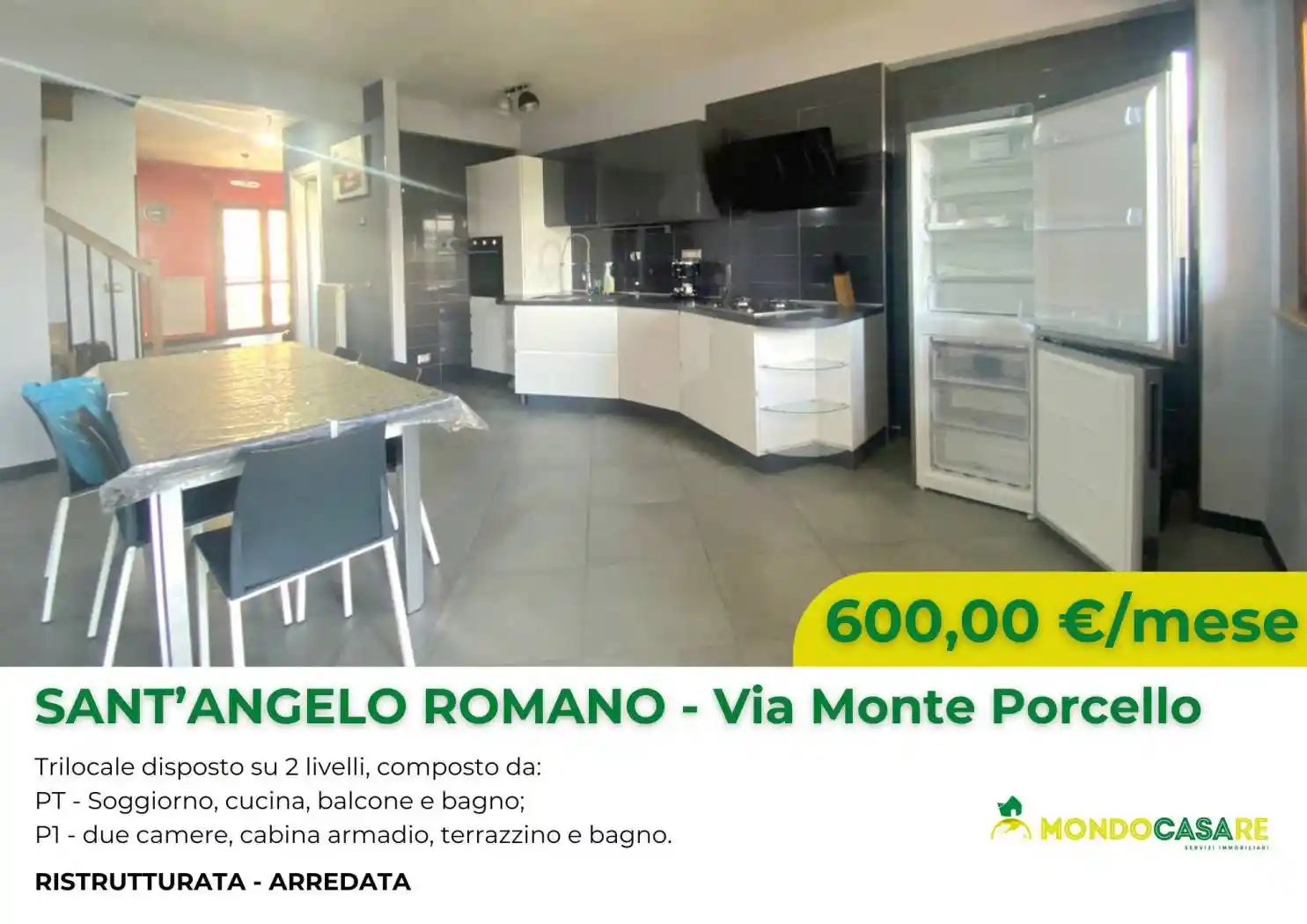 Appartamento in affitto a Sant'Angelo Romano