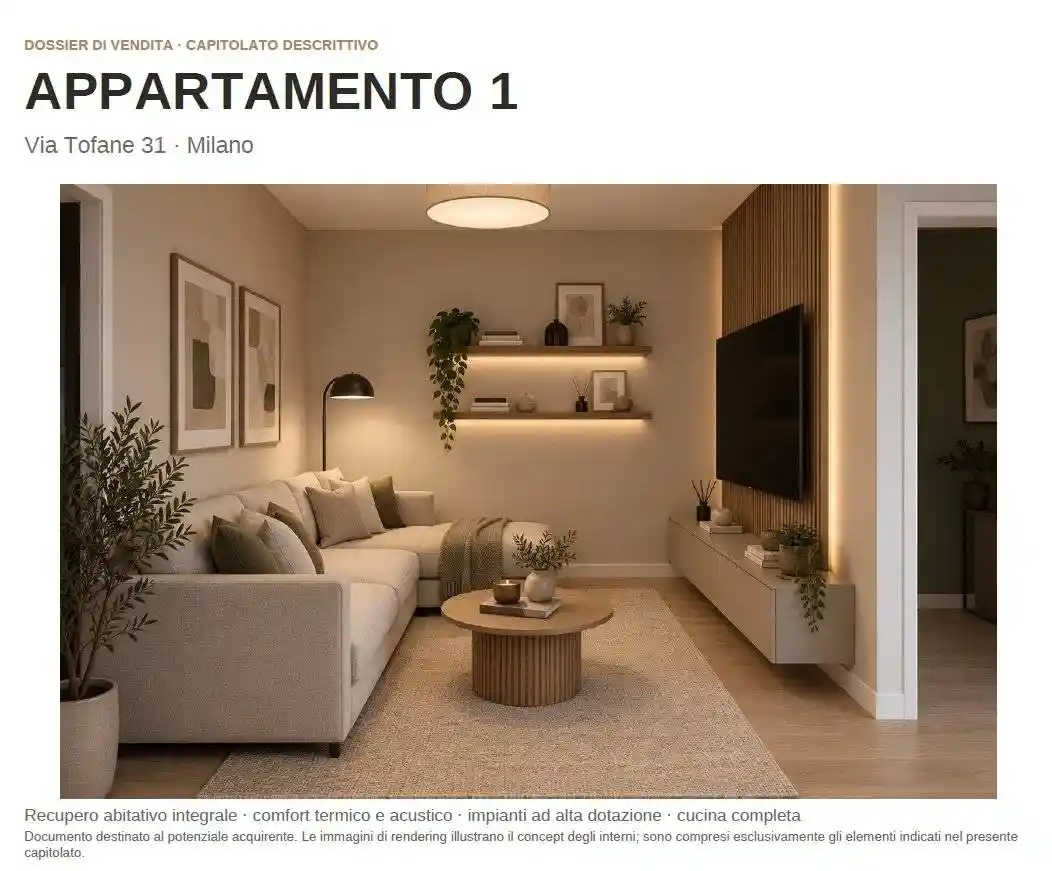 Appartamento in vendita a Milano