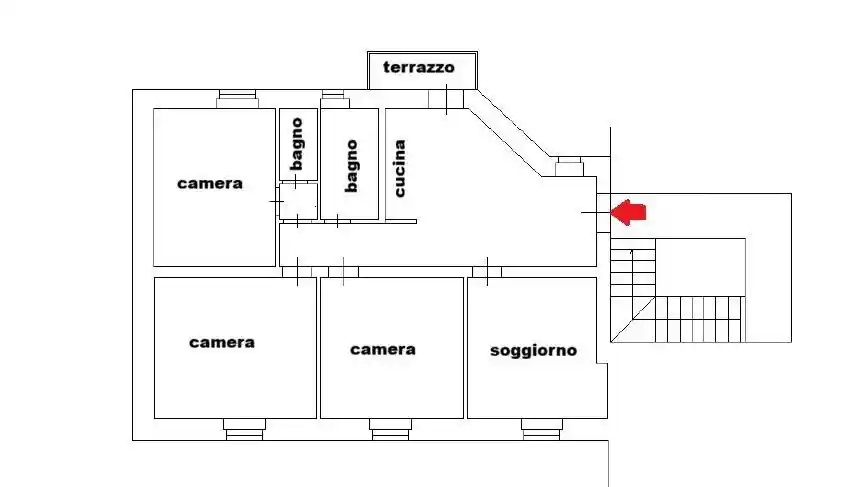 Appartamento in vendita a Pistoia