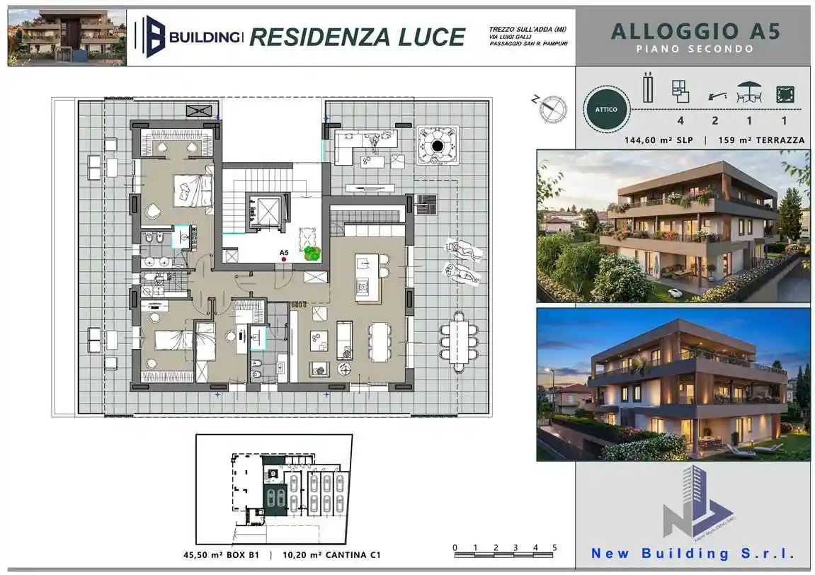 Attico - Mansarda in vendita a Trezzo sull'Adda