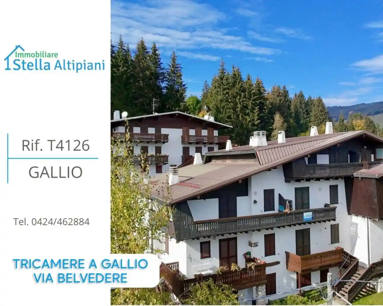 Appartamento in vendita a Gallio