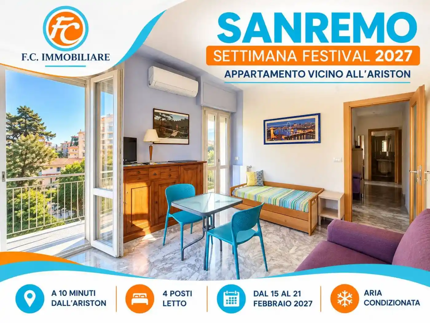 Appartamento in affitto a Sanremo