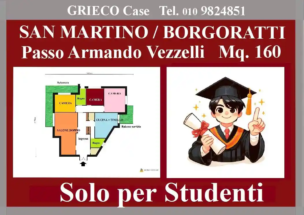 Appartamento in affitto a Genova