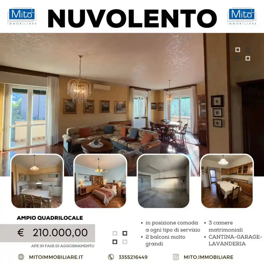 Appartamento in vendita a Nuvolento