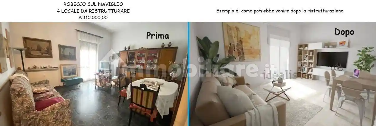 Appartamento in vendita a Robecco sul Naviglio