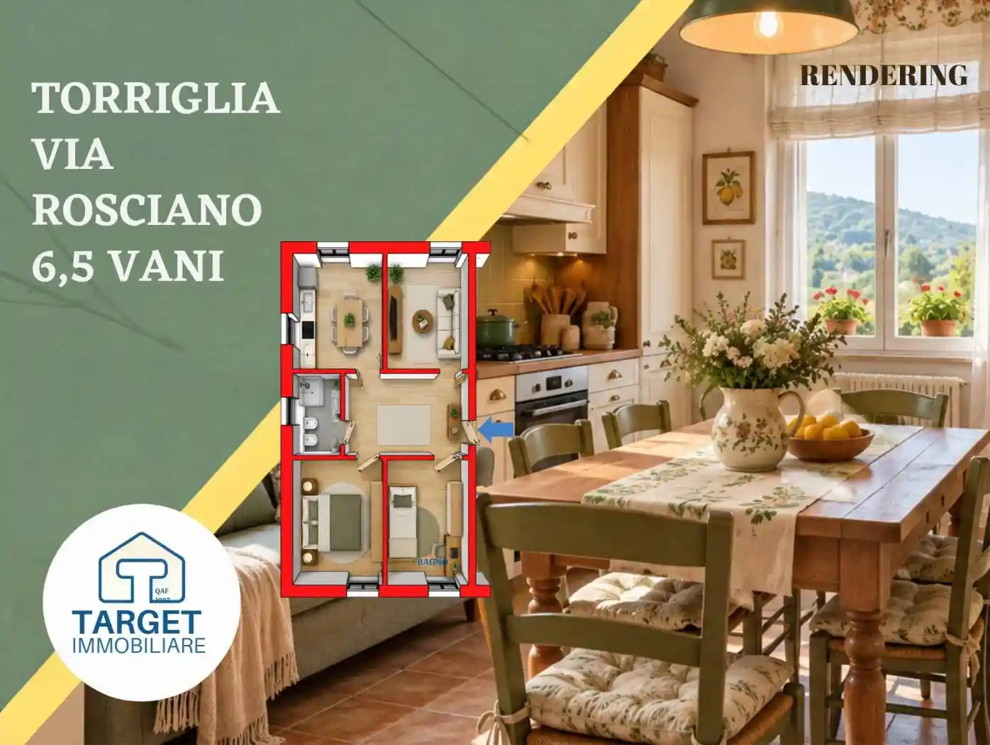 Appartamento in vendita a Torriglia