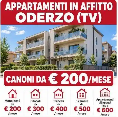 Appartamento in affitto a Oderzo