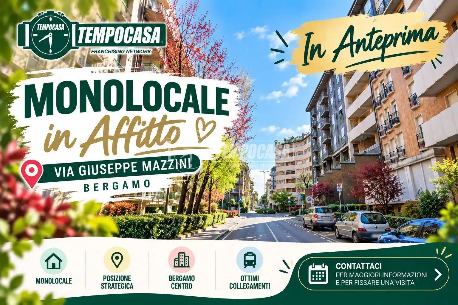 Appartamento in affitto a Bergamo