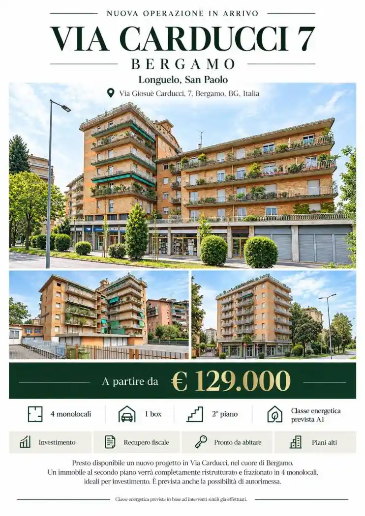 Appartamento in vendita a Bergamo
