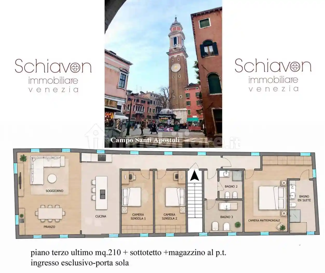 Appartamento in vendita a Venezia