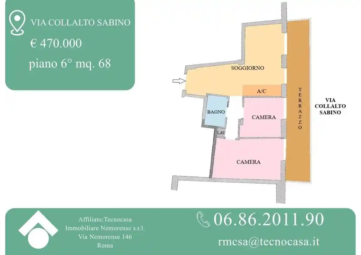 Appartamento in vendita a Roma
