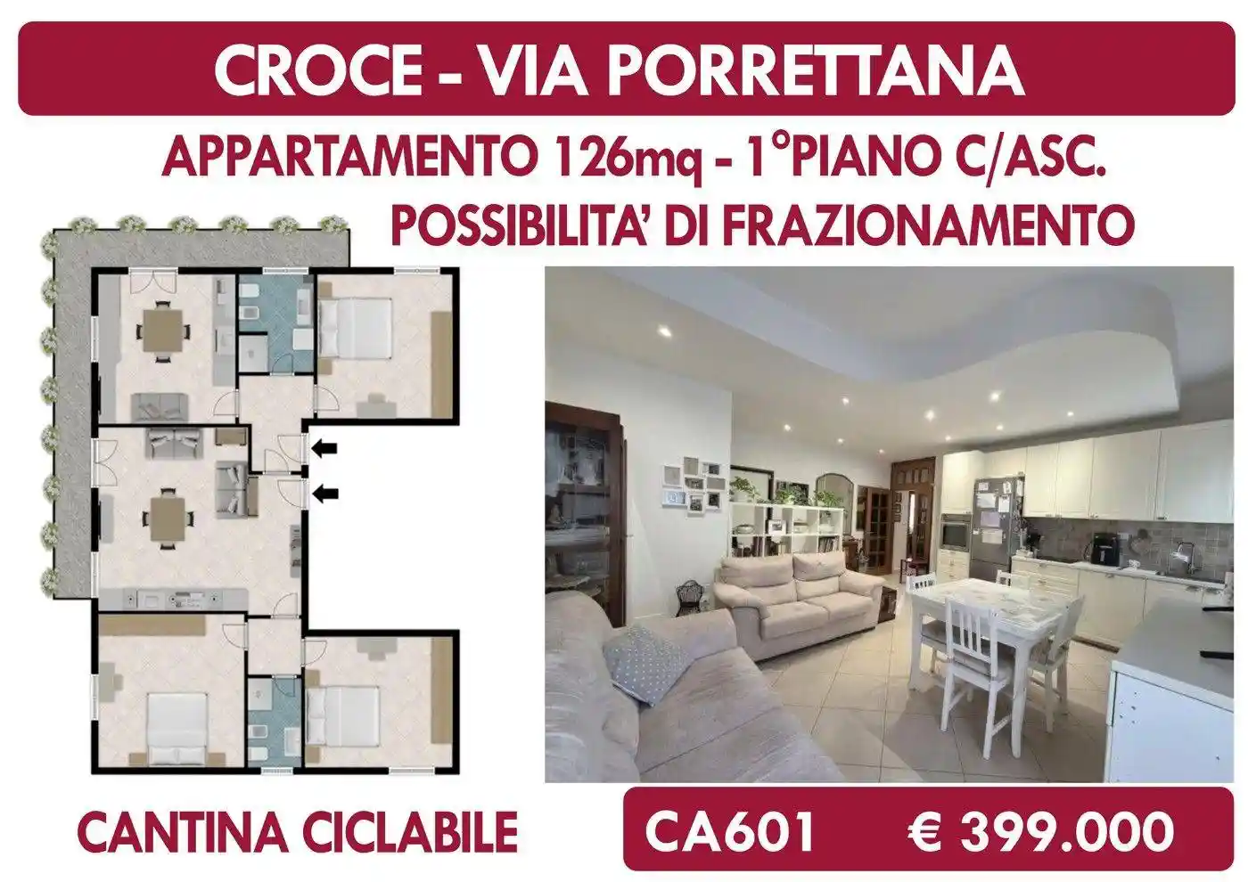 Appartamento in vendita a Casalecchio di Reno