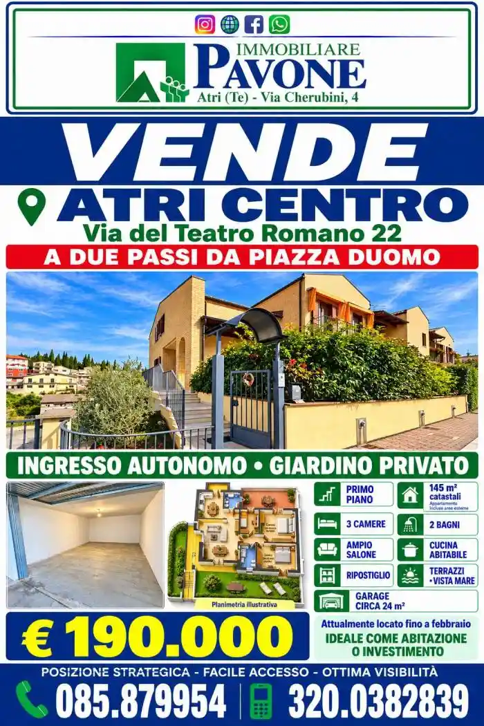 Appartamento in vendita a Atri