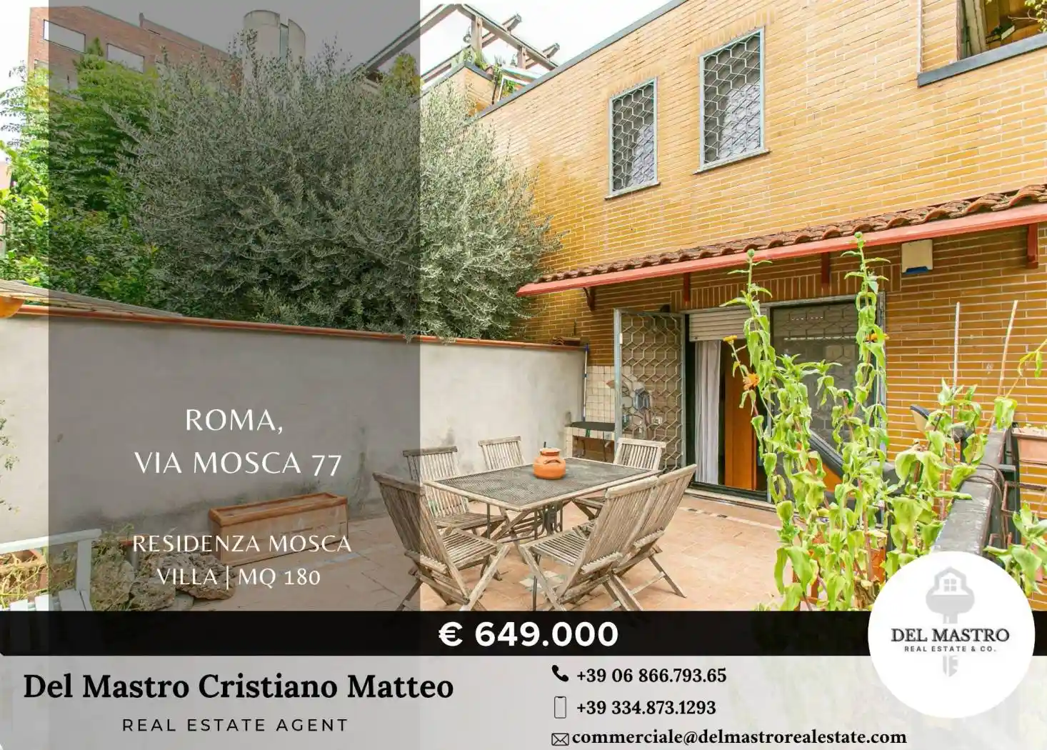 Villetta a schiera in vendita a Roma