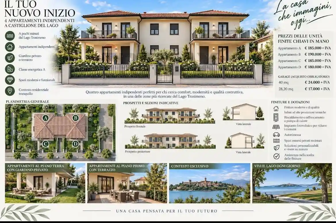 Appartamento in vendita a Castiglione del Lago