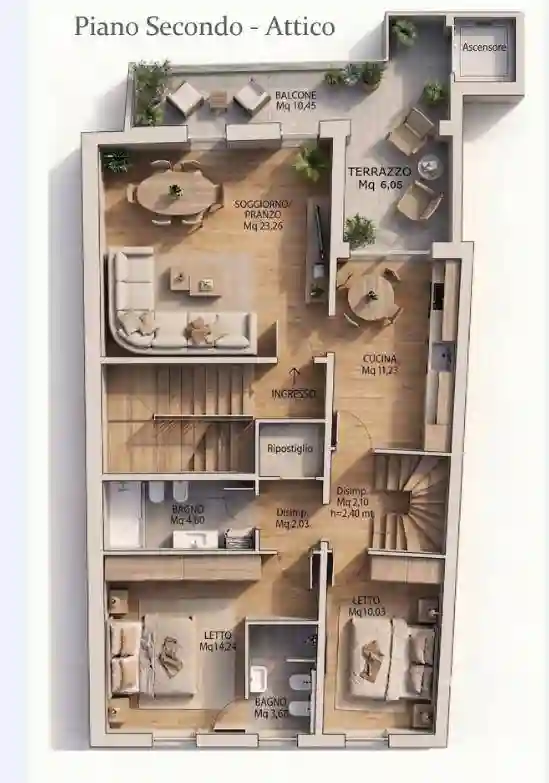 Attico - Mansarda - foto 2